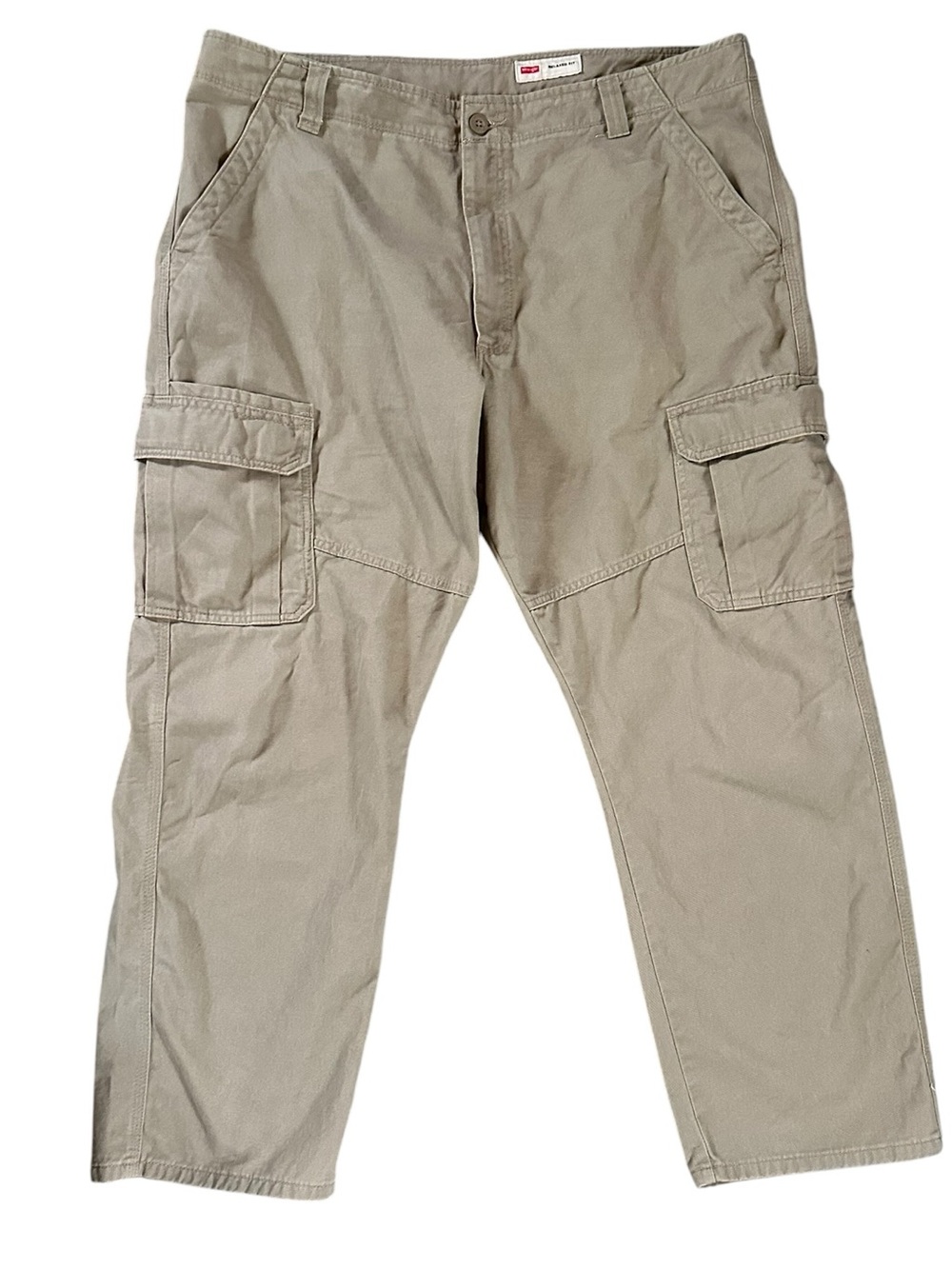 WRANGLER Relaxed Fit 100% cotton khaki cargo pants size 40x30